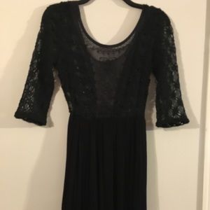 Black Free People Maxi Dress